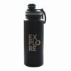 Botella Metalica National Geographic 900Ml Color Negra